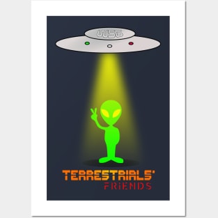 Aliens - Terrestrials' friends Posters and Art